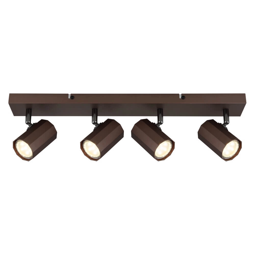 Bronze ceiling lamp James 4-light Globo 9007371456888