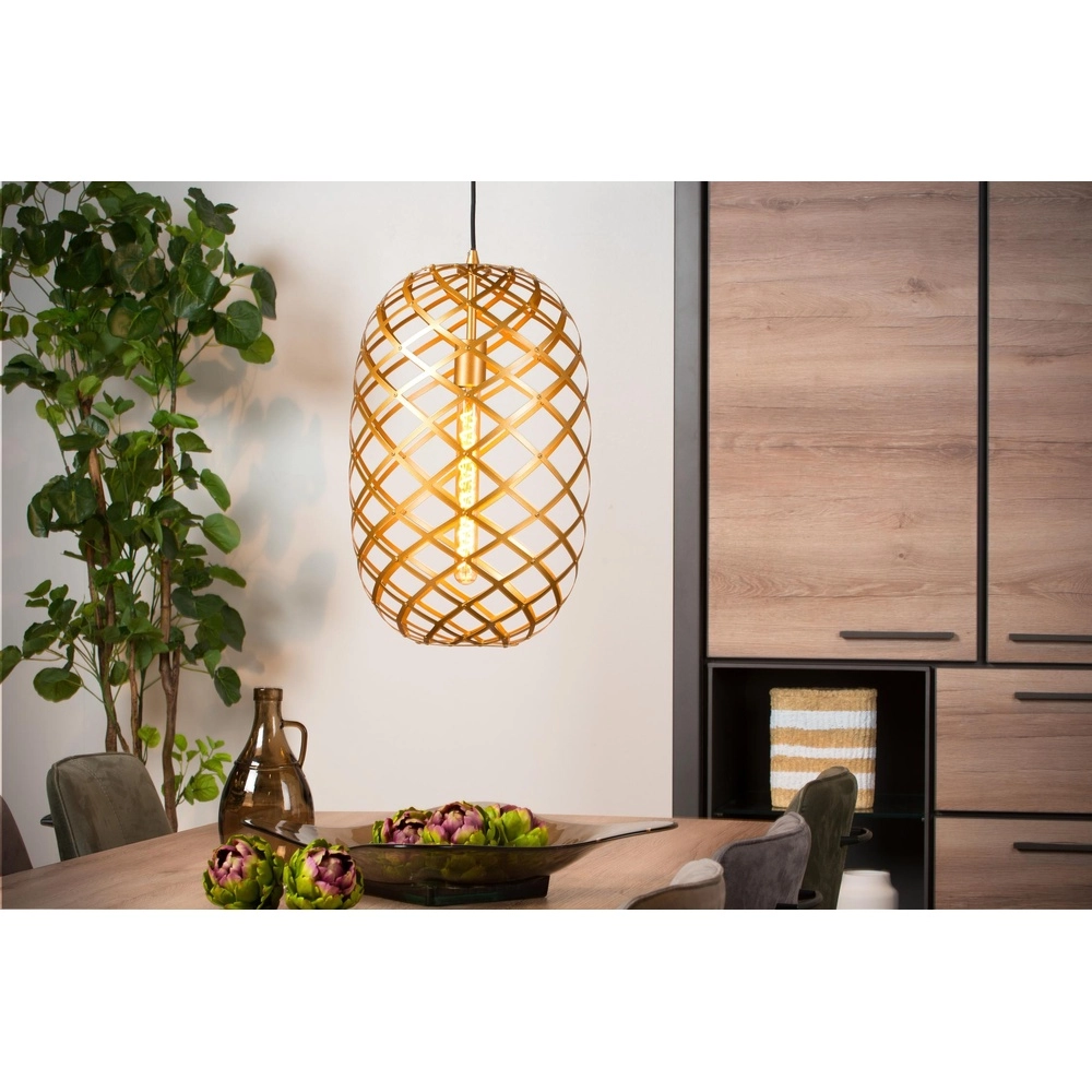 Pendant lamp Wolfram Ø 32cm gold Lucide 5411212211170
