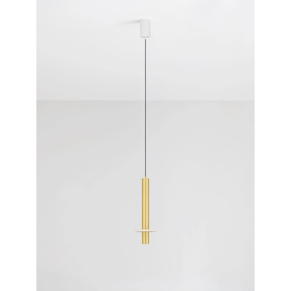 Design pendant lamp Noemi gold with white Ø 11cm Lyora 5212063503304
