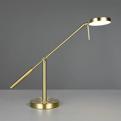 Desk lamp Monza brass Trio 4017807693294