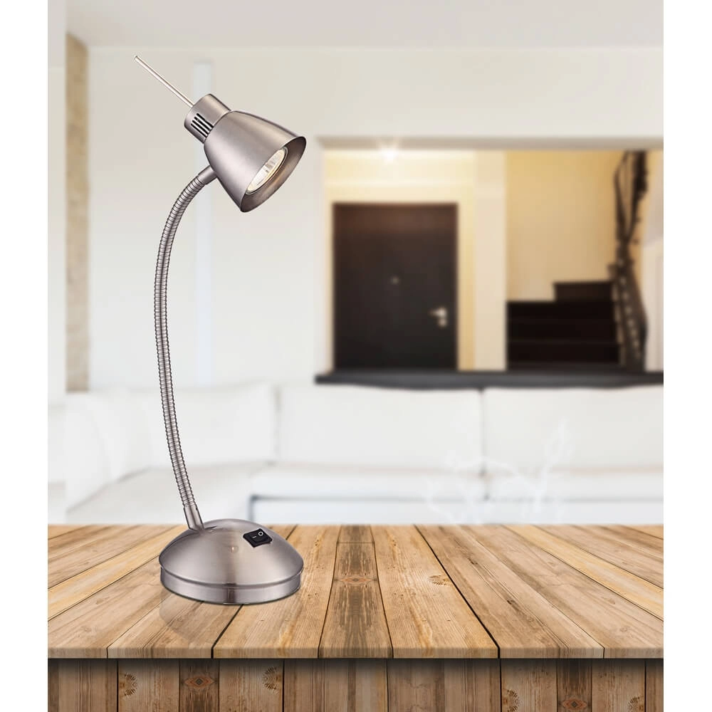 Classic desk lamp Nuova nickel Globo 9007371340330