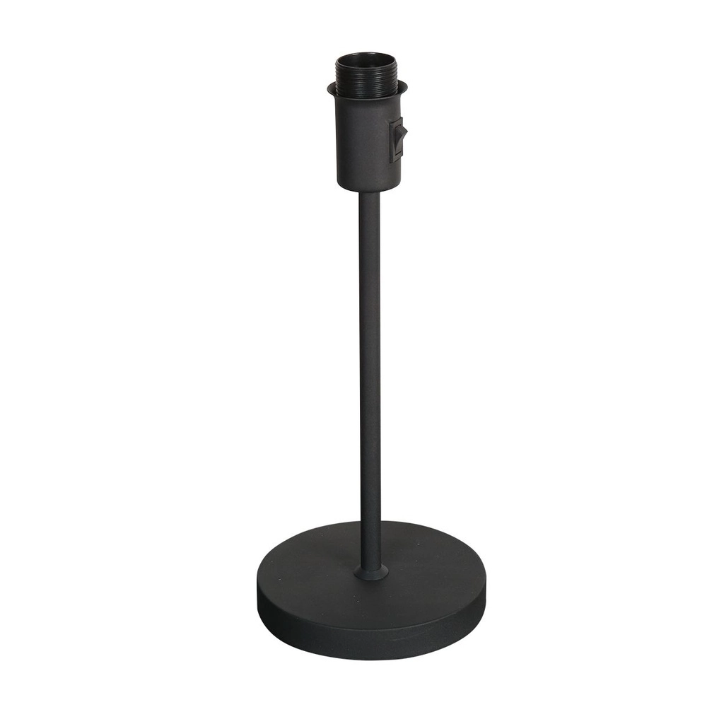Black table lamp Noor with rattan and black hood Steinhauer 8712746182149