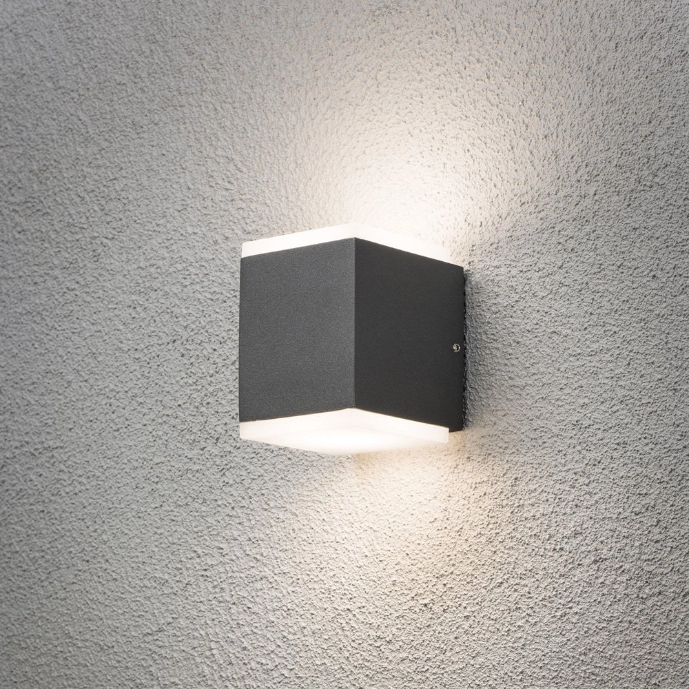 Wall spotlight Monza Up - Down anthracite KonstSmide 7318307991376