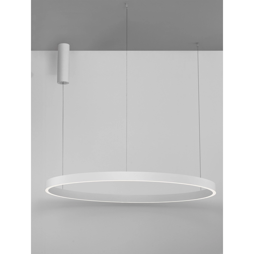 Design pendant lamp Elowen white Ø 98cm