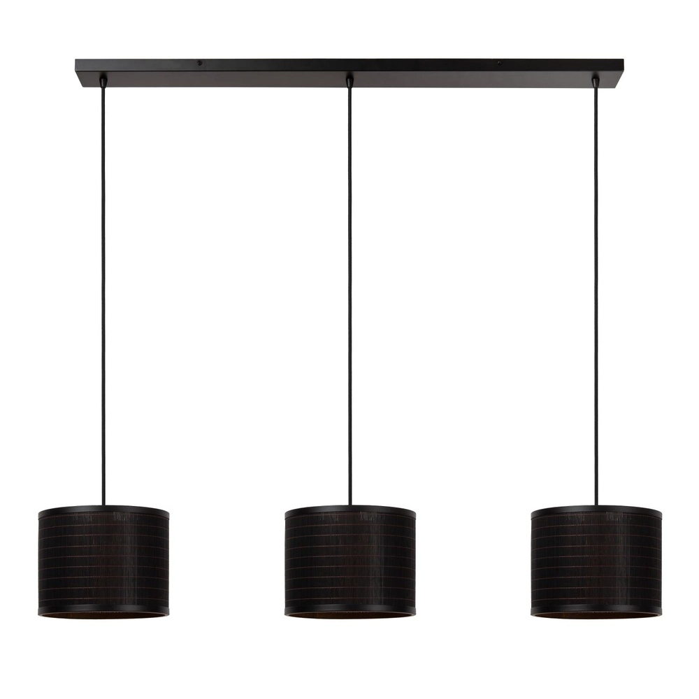 Pendant lamp Tagalog 3-light black