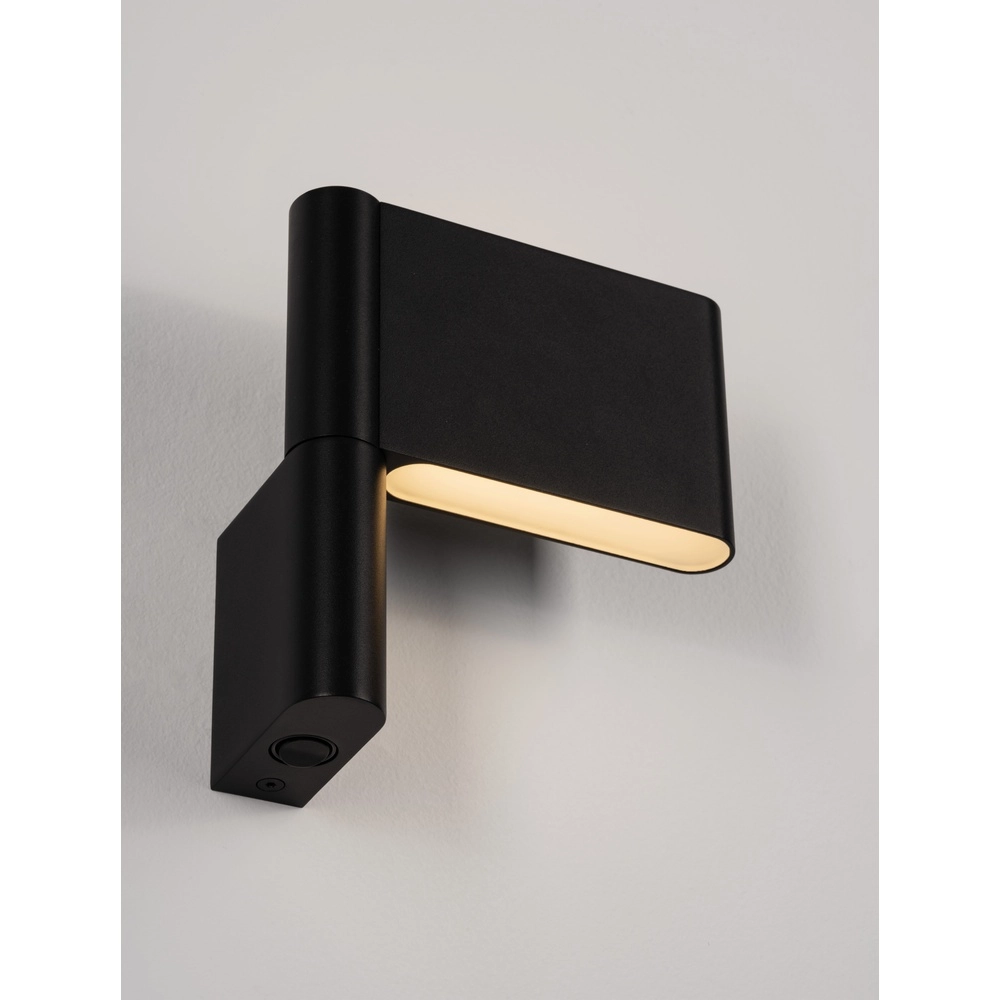 Wall lamp Flusso black Lyora 5212017478115