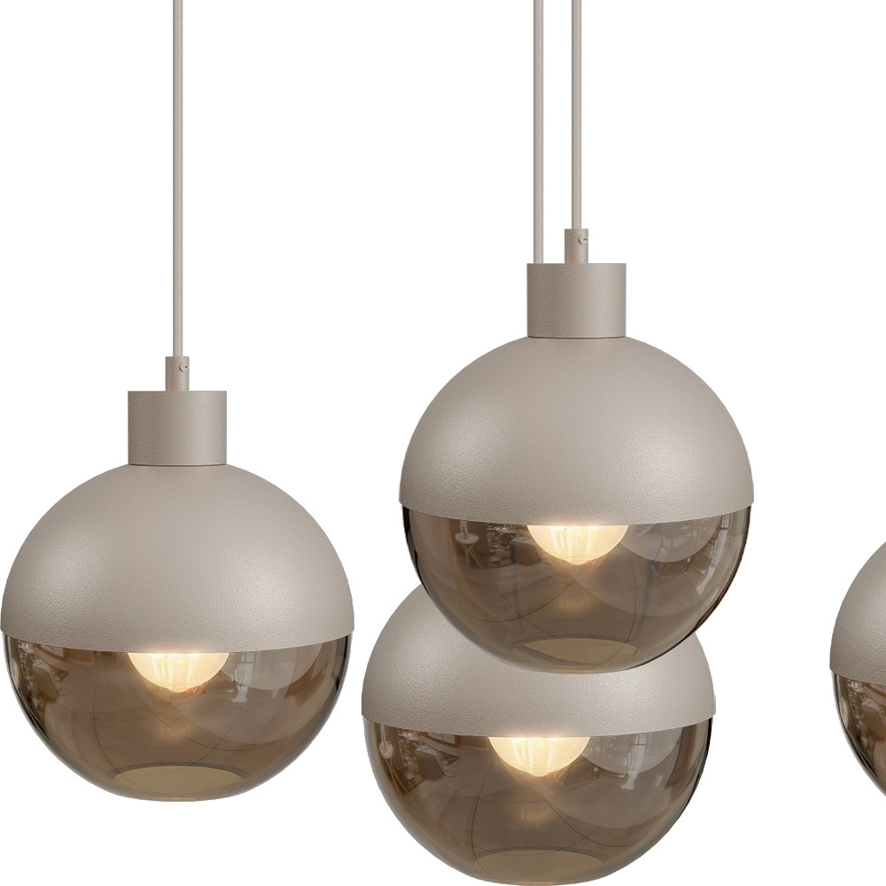 6-light pendant lamp Opera beige terra Masterlight 8718121424200