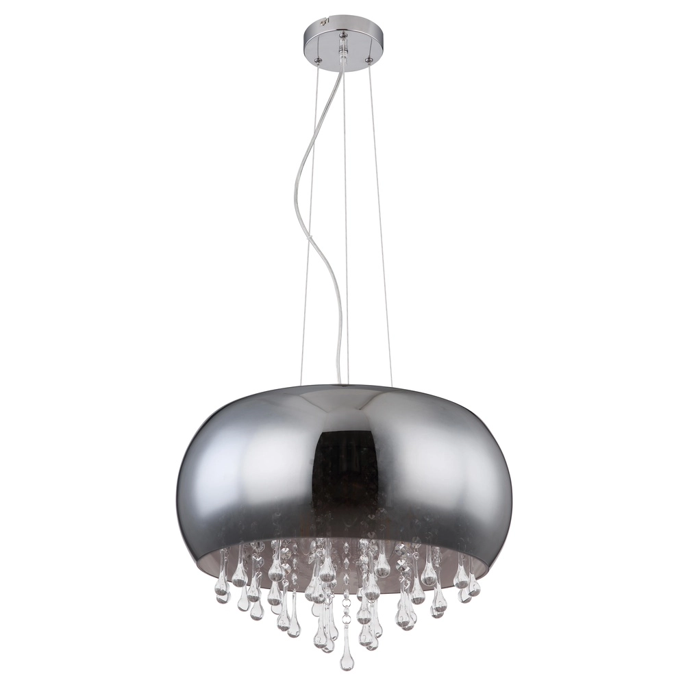 Pendant lamp Kalla Ø 44cm chrome Globo 9007371412938