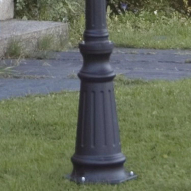 Terrace lamp Parma 218cm stainless steel with black KonstSmide 7318307243000