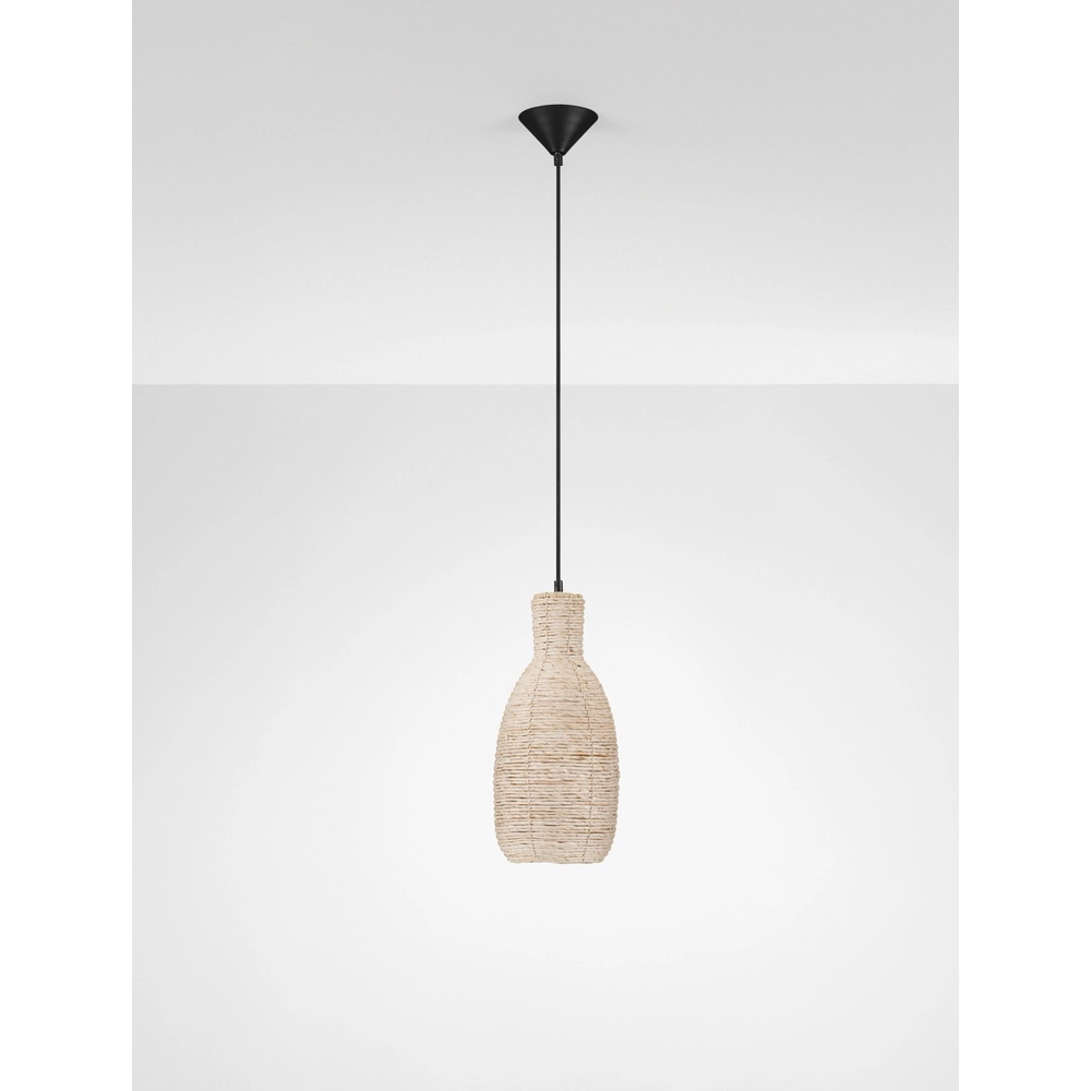 Pendant lamp Ona Ø 18cm rattan Lyora 5212017477538