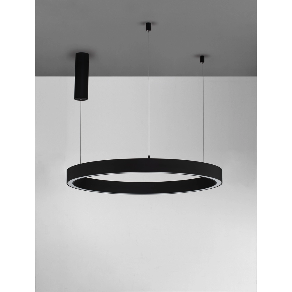 Design pendant lamp Sting black Ø 80cm Lyora 5212017437419