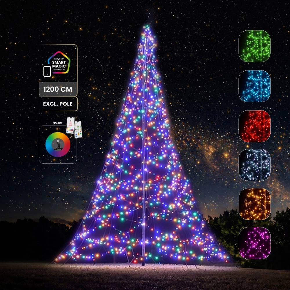 12 meter - 2048 Led - Smart Magic - RGB - No Pole