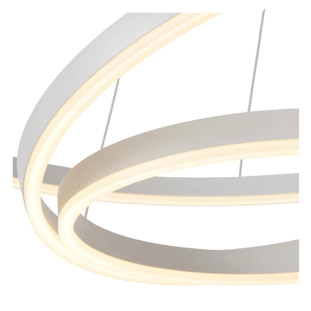 Modern pendant lamp Triniti dimmable white Lucide 5411212460721