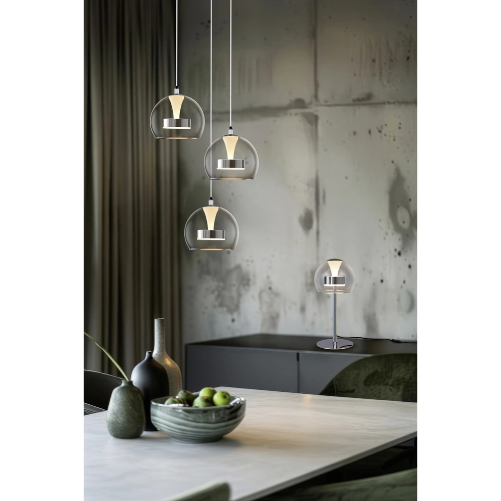 Table lamp Flynt chromium Trio 4017807671032
