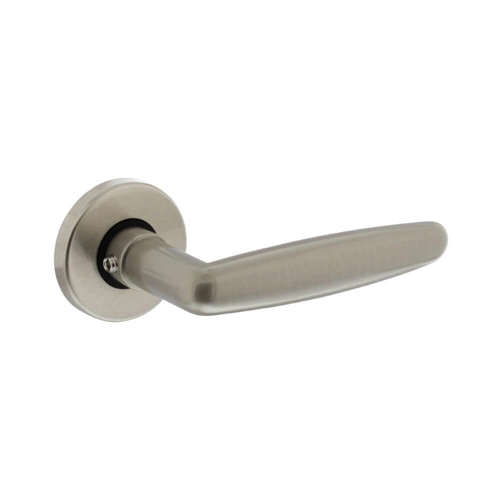 Door handle Sophie on rosette matt nickel