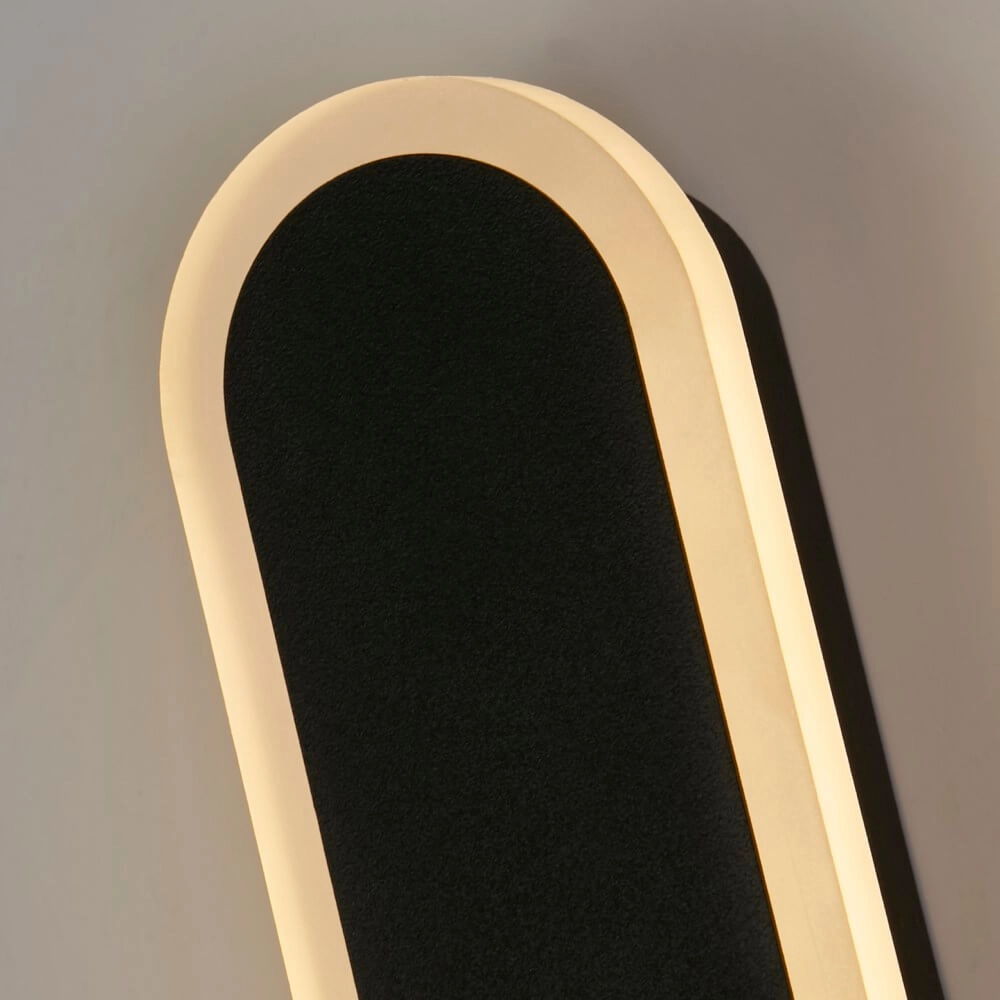 Design wall lamp Bordo black 60cm Searchlight 5053423271996