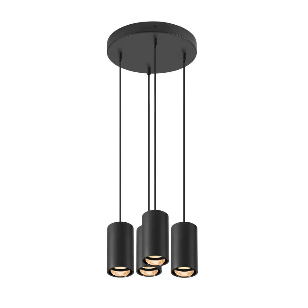 Pendant Pendant Lamp Asto Tube black 4x GU10 SLV 4024163266031