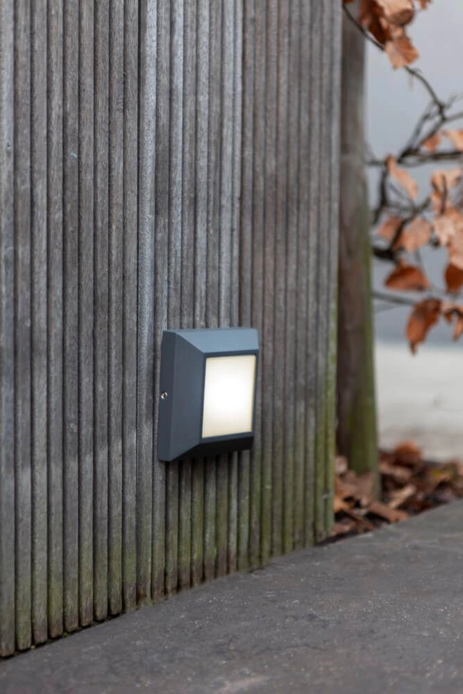 Wall lamp Helena anthracite square Lutec 6939412049793