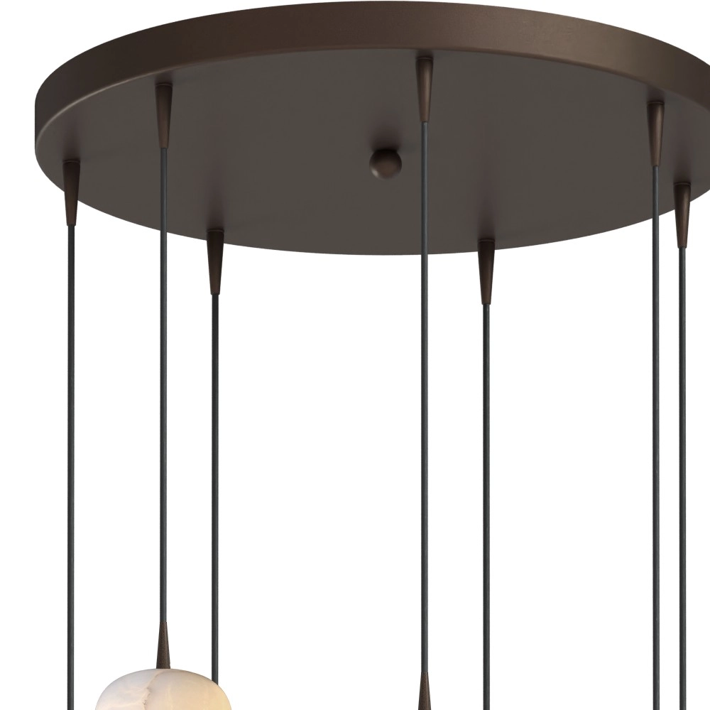 Design pendant lamp Alta 7-light cocoa Masterlight 8718121438290