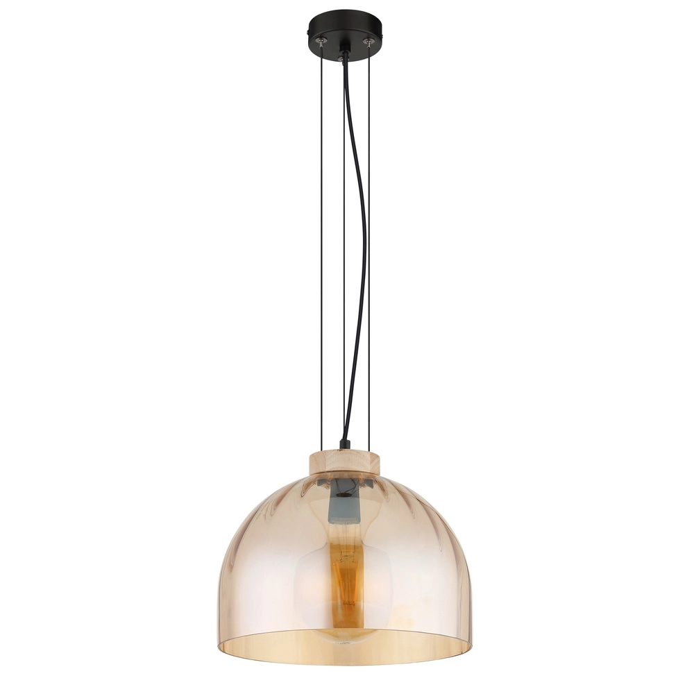 Pendant lamp Swanson black Ø 30cm Globo 9007371592647