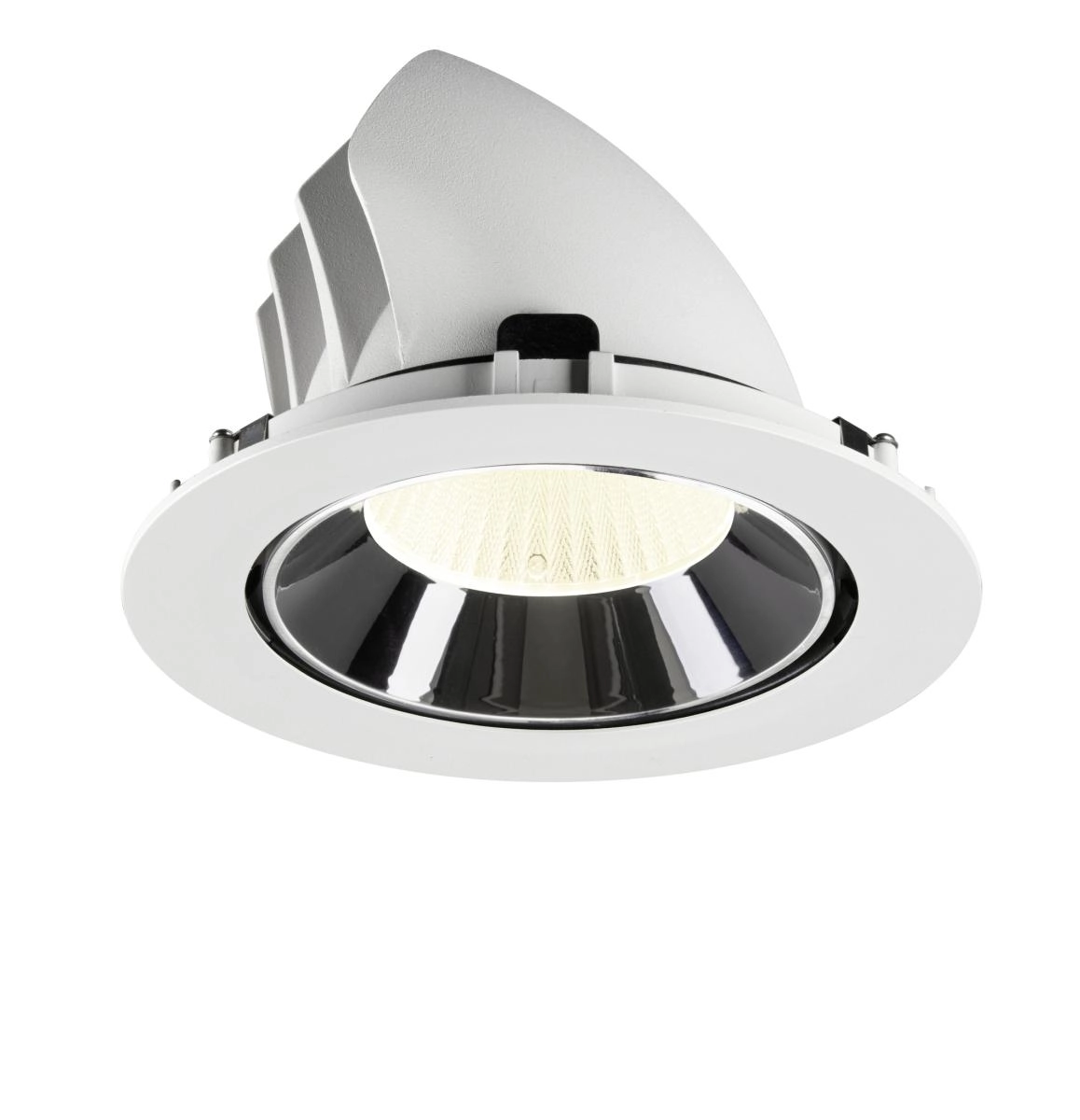 Recessed spotlight Numinos Gimble XL white/chrome 4000K - 40deg SLV 4024163308403