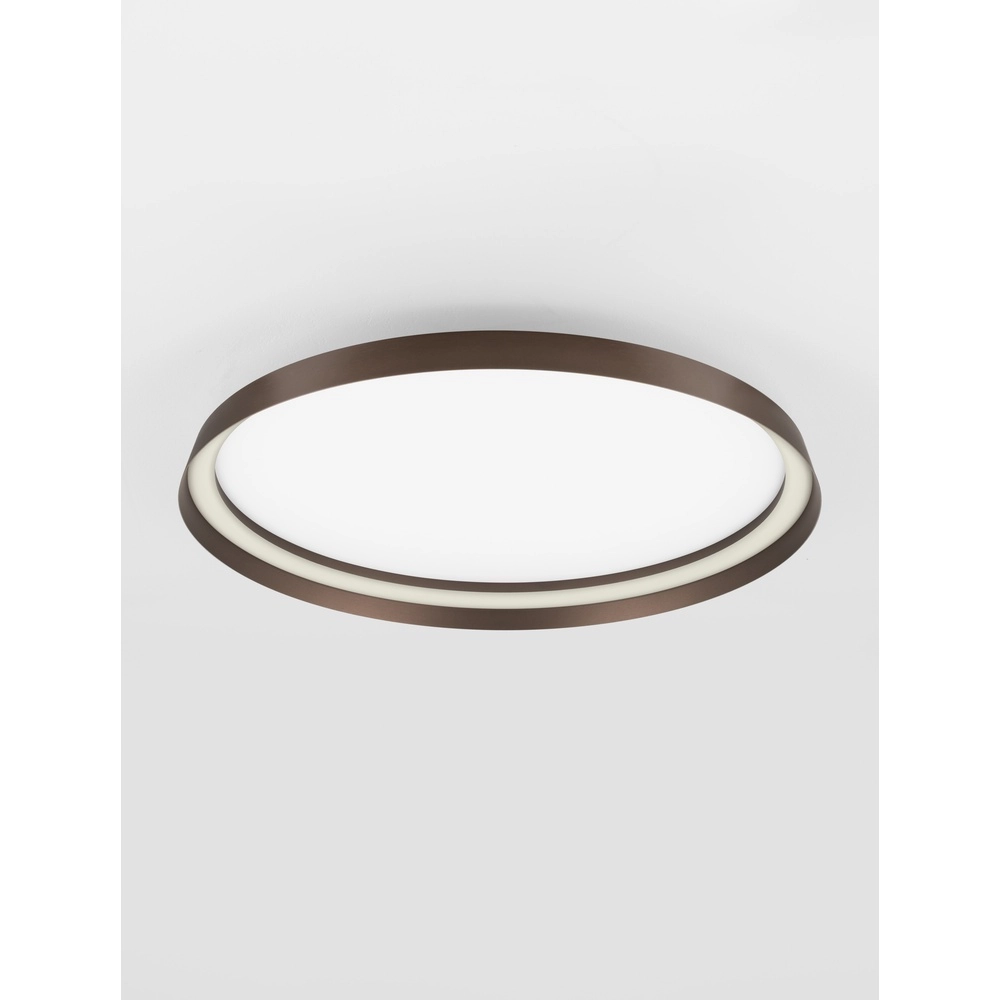Design ceiling light Ormi Ø 60cm coffee brown Lyora 5212017463142