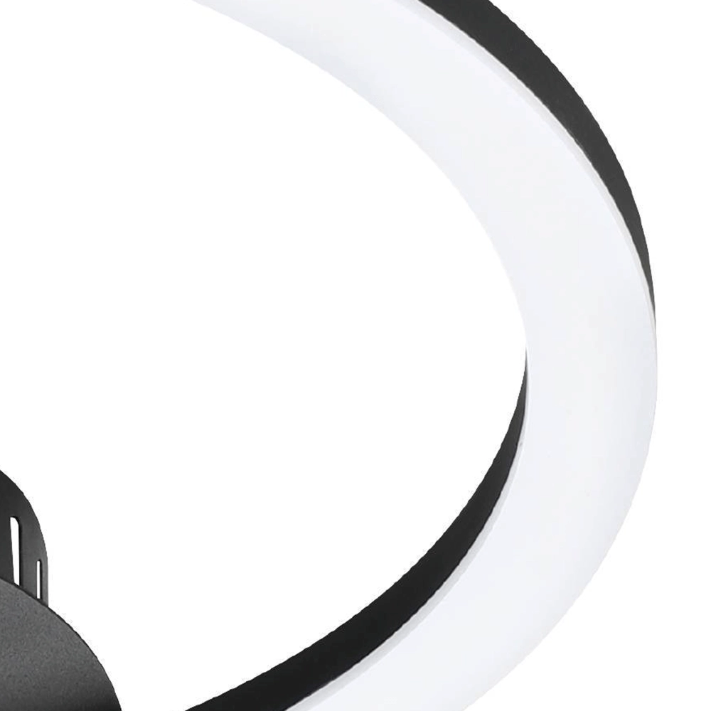 Ceiling lamp Zigbee Parrapos-Z 34x30cm black Eglo 9008606231263