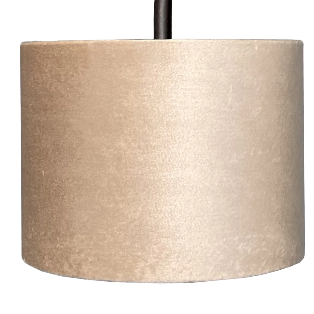 Black wall lamp Venus with sand-colored lampshade Masterlight 8718121251196