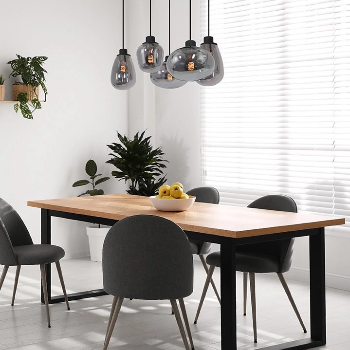 Smoke glass hanging lamp Reflexion Steinhauer 8712746135589