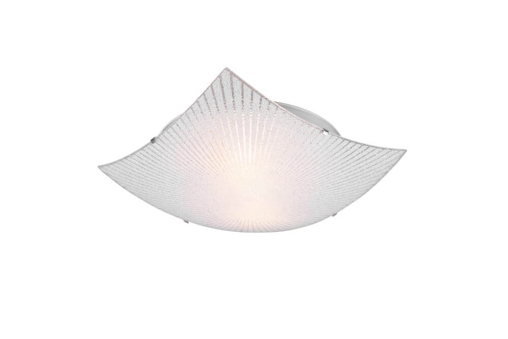 Glass ceiling lamp Elisa 40x40 cm