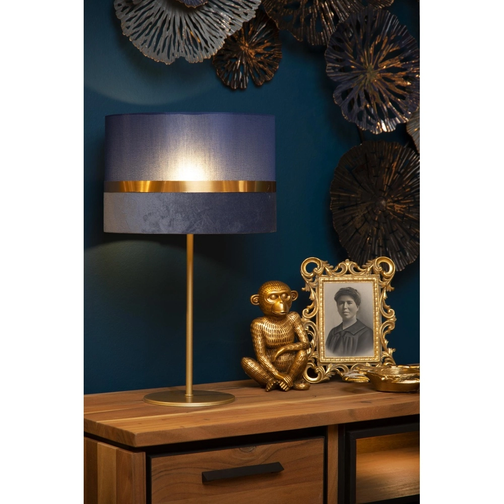 Design table lamp Extravaganza Tusse blue Ø 30cm Lucide 5411212105653
