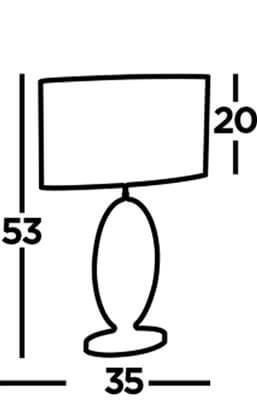 Table lamp Loopy Searchlight 5053423195377