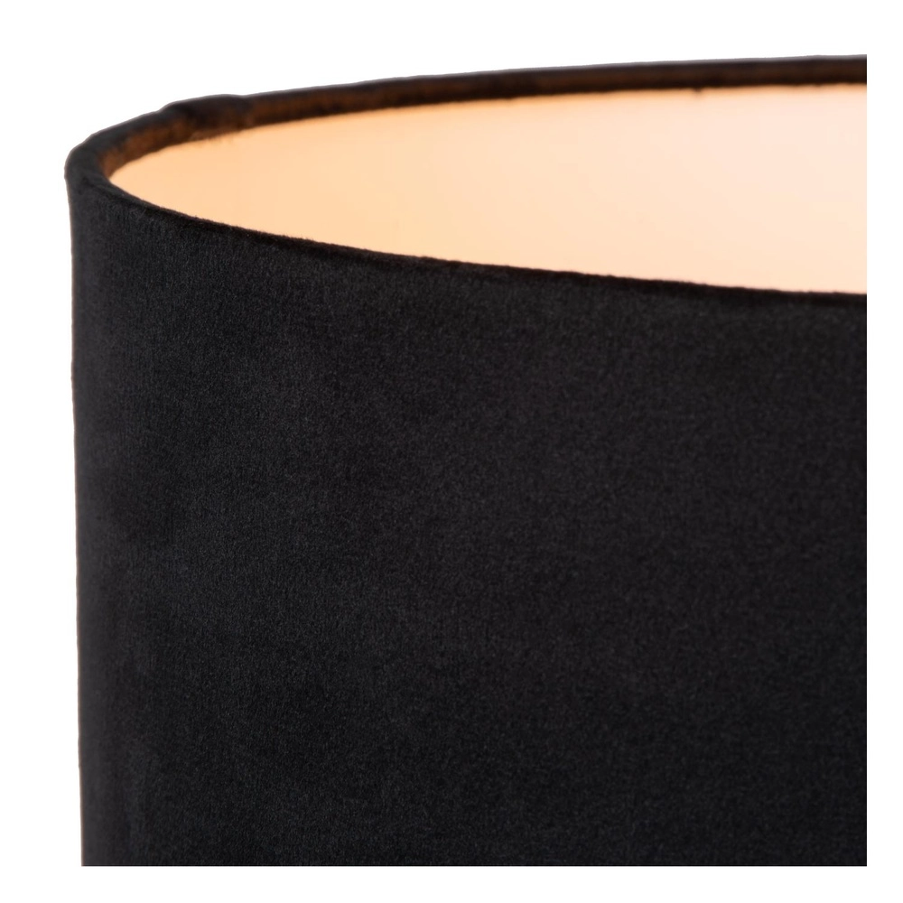Tripod table lamp Tondo Gold with black cap Lucide 5411212452351