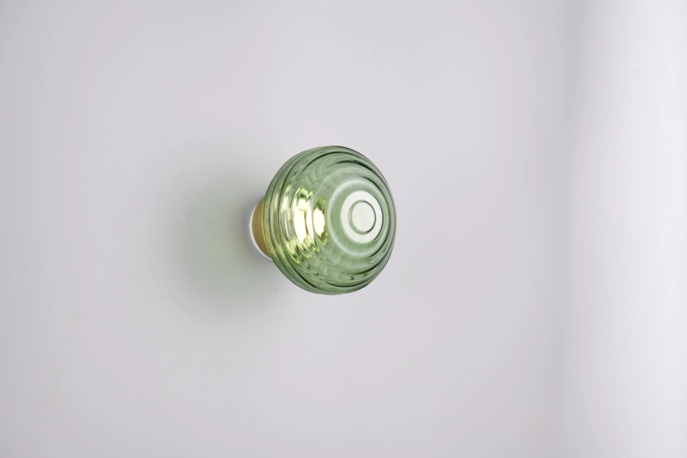 Wall lamp Earl Green Glass Rechargeable Trio 4017807643459