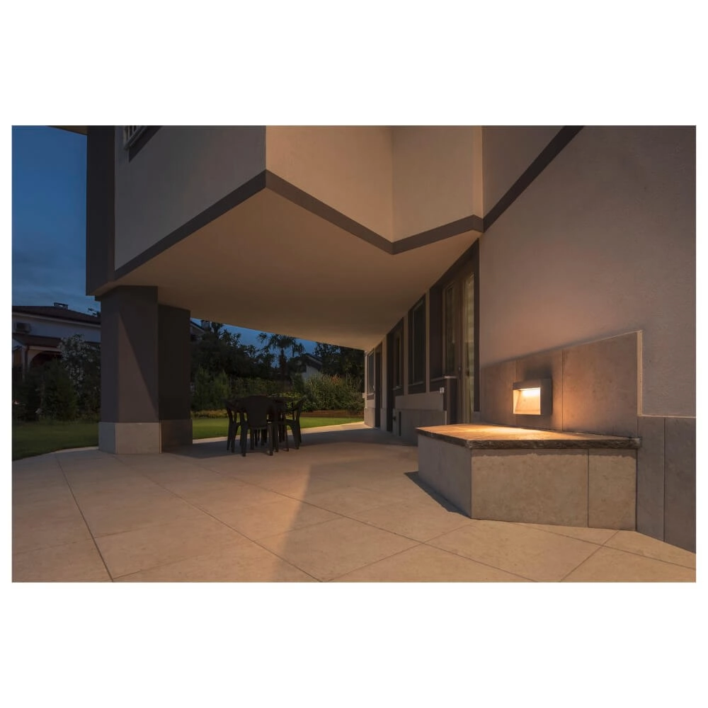 Led wall light Concreto L of concrete SLV 4024163266352