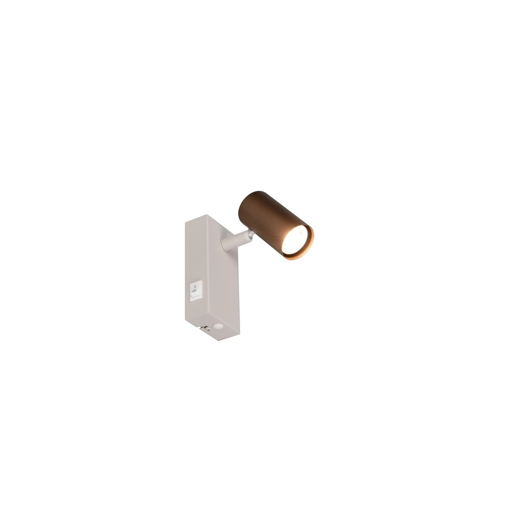 Surface-mounted spotlight adjustable Taryn mocha brown Trio 4017807685534