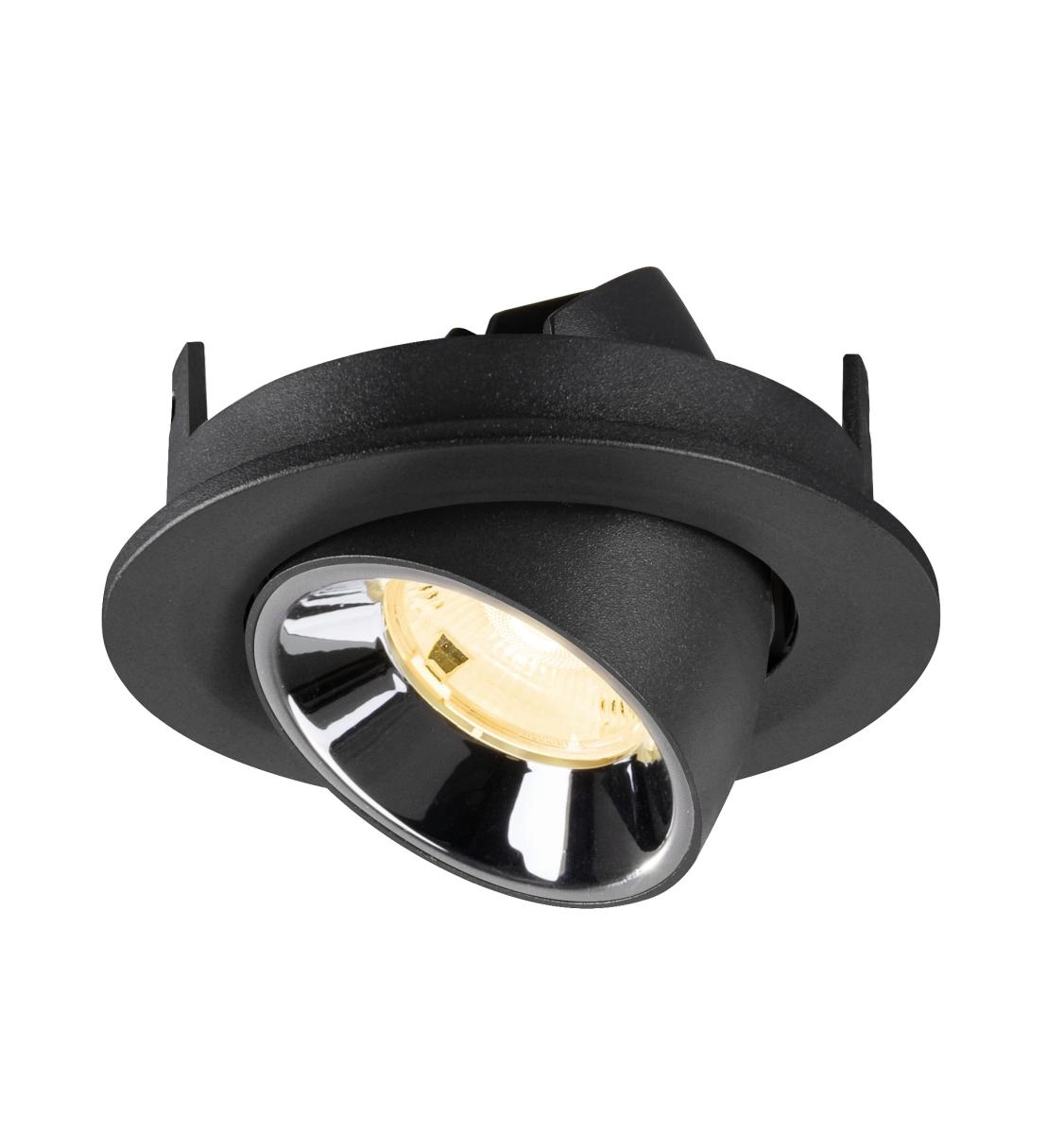 Recessed spotlight Numinos Gimble S black/chrome 3000K - 20deg SLV 4024163313551
