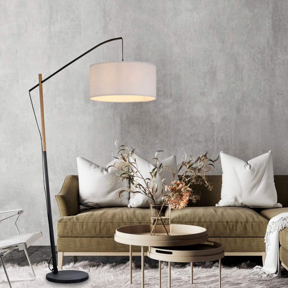 White floor lamp Green Sofie Just Light 4043689995034