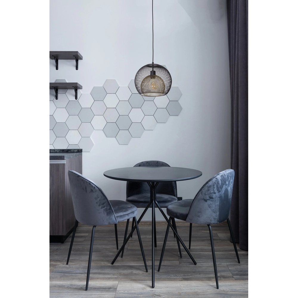 Mesh pendant lamp Selina cage black Globo 9007371481637