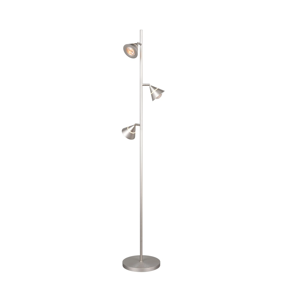 Floor lamp Romeo nickel Trio 4017807675375