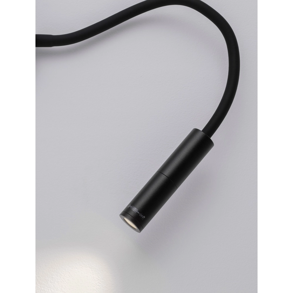 Bedside lamp Sonica black Lyora 5212017454874