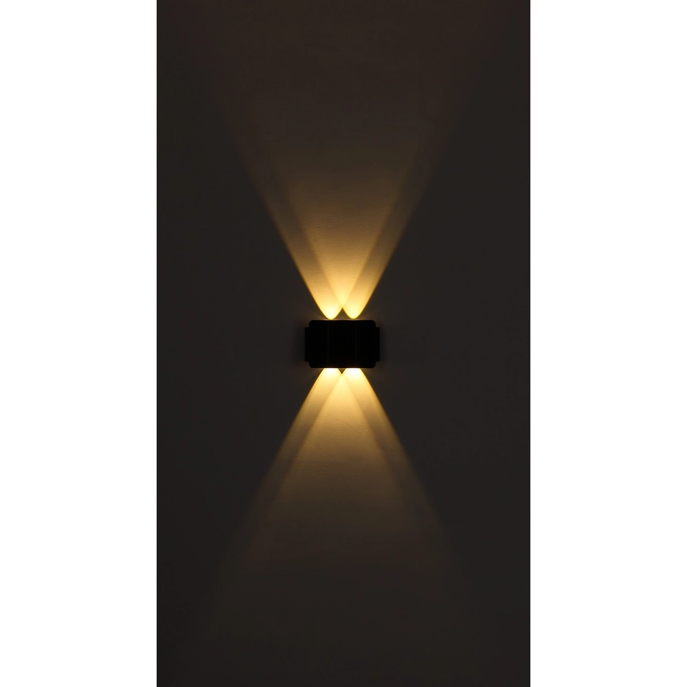 Solar wall lamp Lutron Black Globo 9007371451012