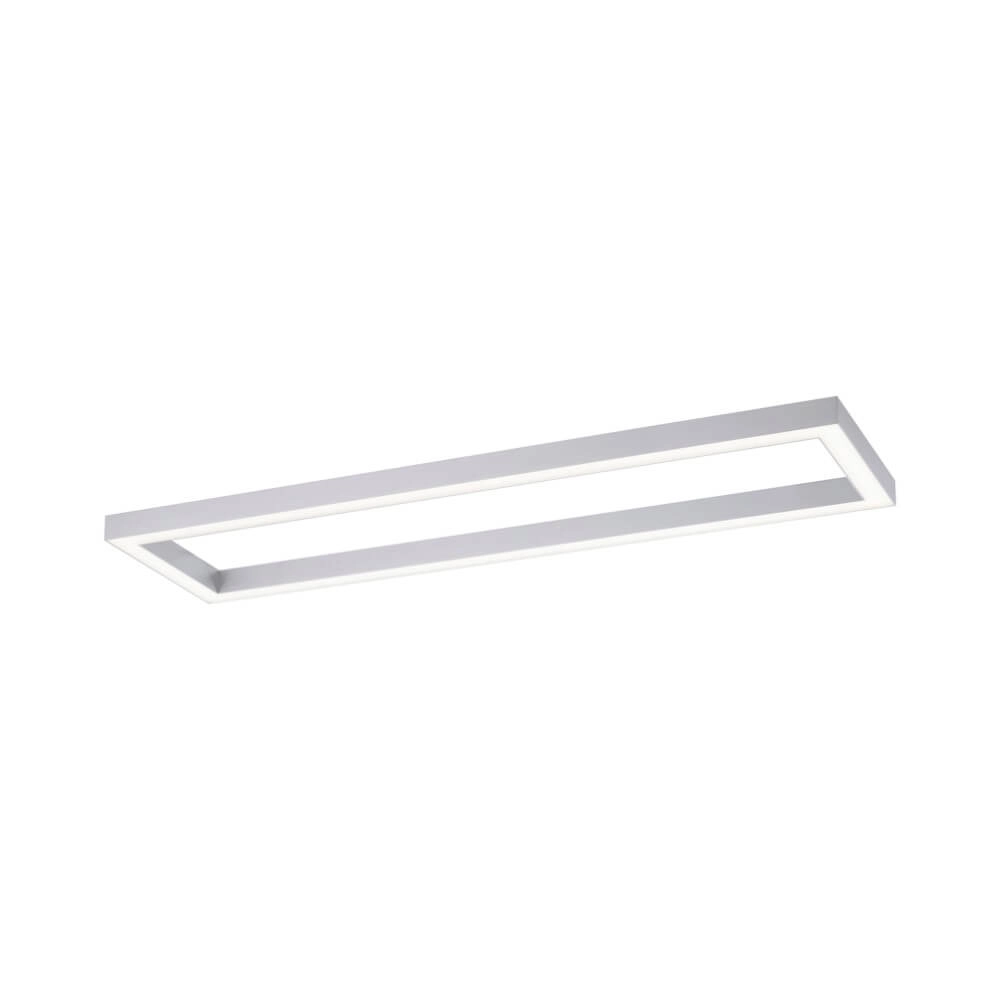 Rectangular ceiling lamp Pure Lines Square aluminum