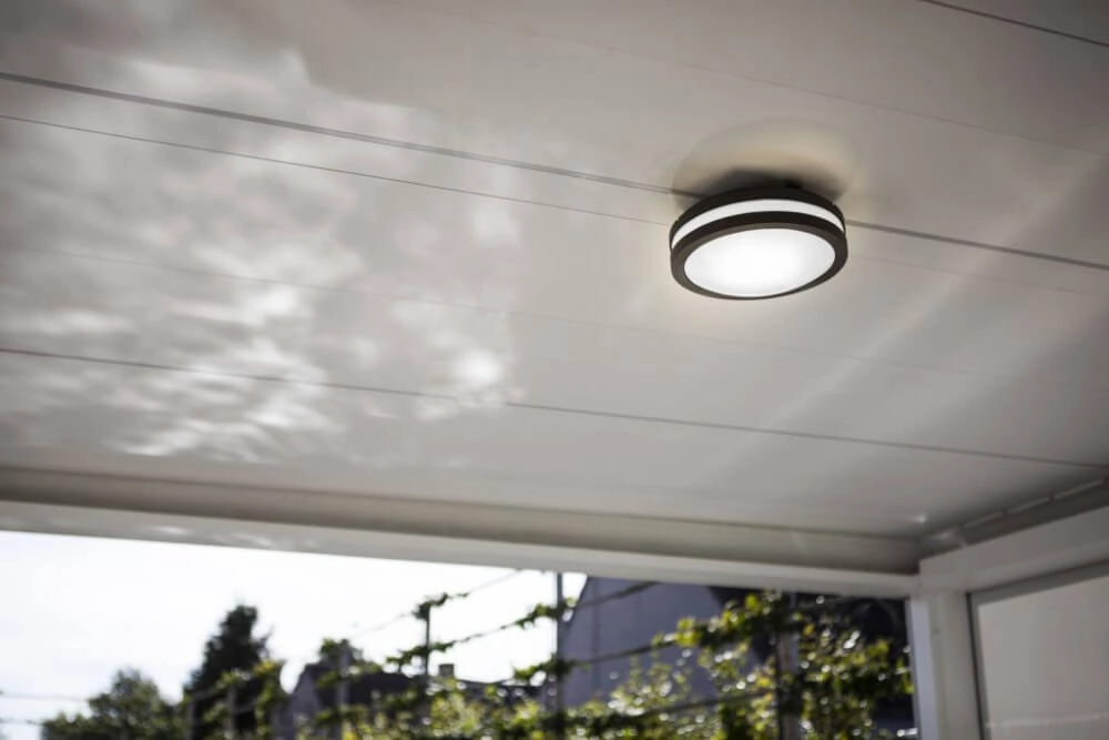 Round wall lamp Titan anthracite Lutec 4250294306944