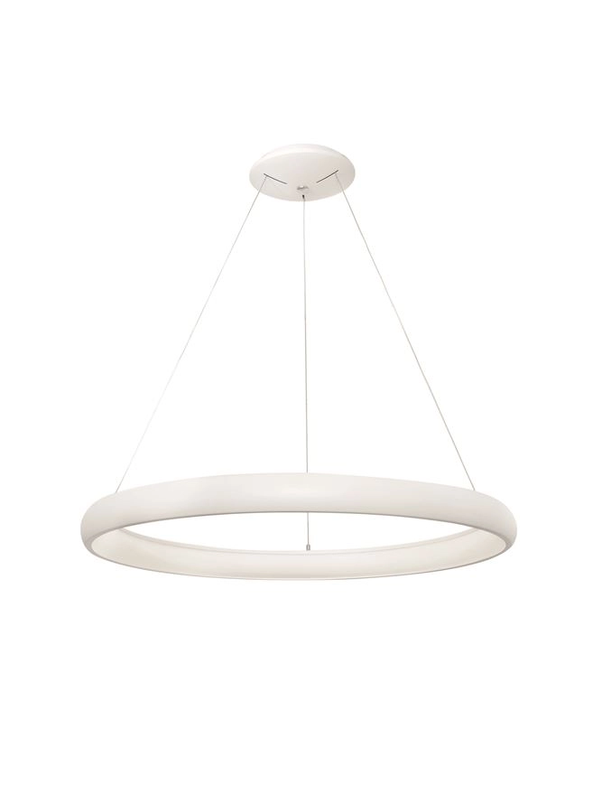 Design pendant lamp Albi white Ø 61cm Lyora 5212017416902