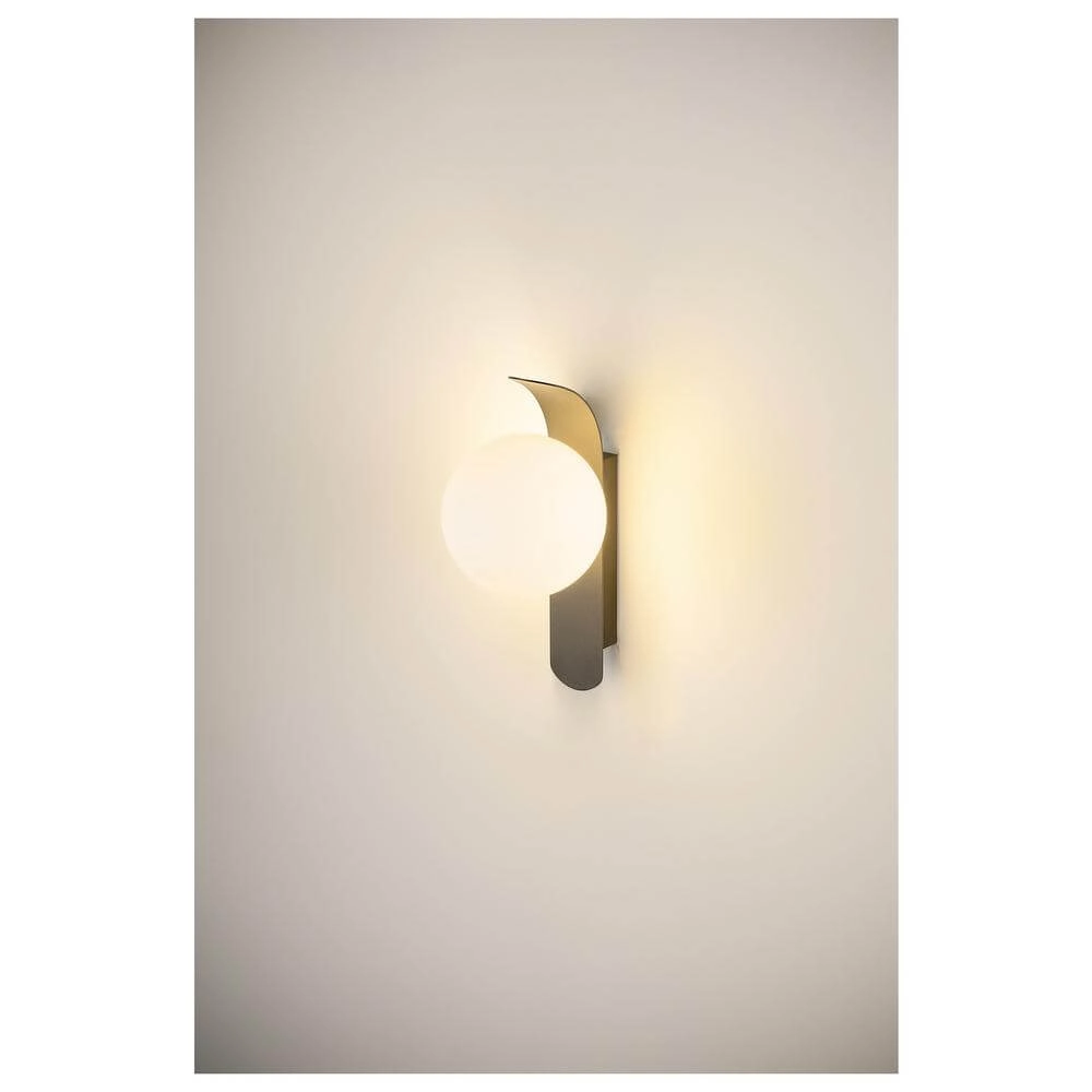 Black wall lamp Sun globe SLV 4024163292825