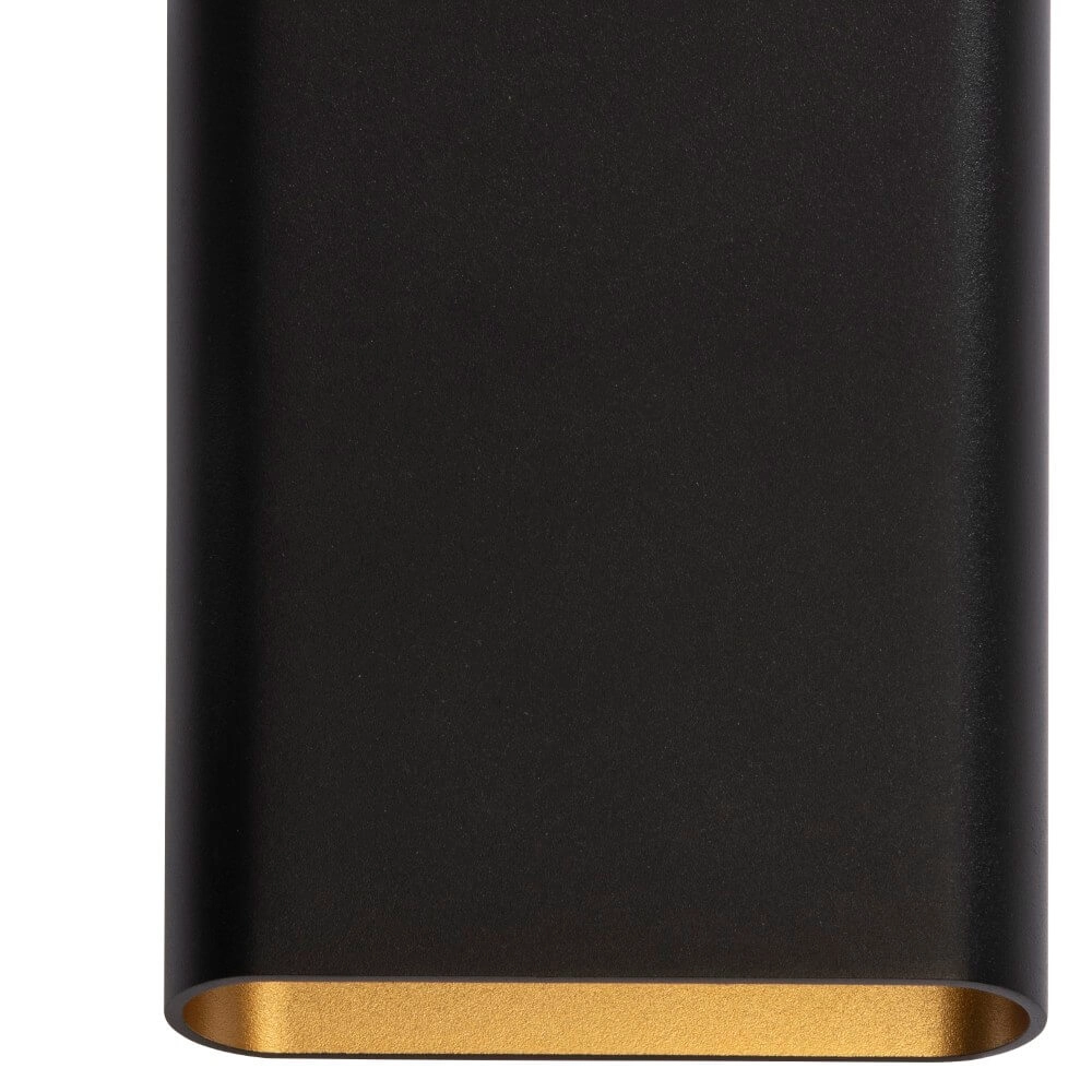 Wall lamp Diaz L Black with gold Artdelight 8720701100299