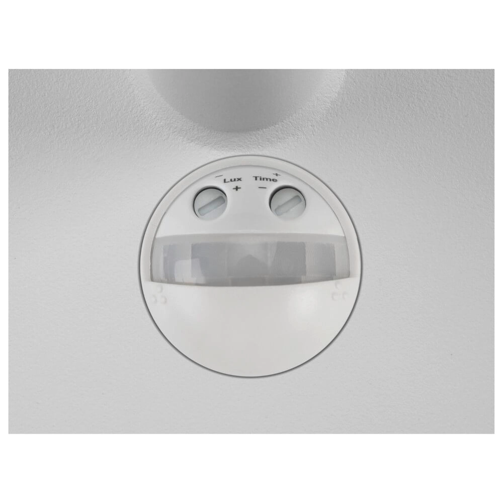 Sleek outdoor lamp Q-Ring with sensor - white SLV 4024163290739
