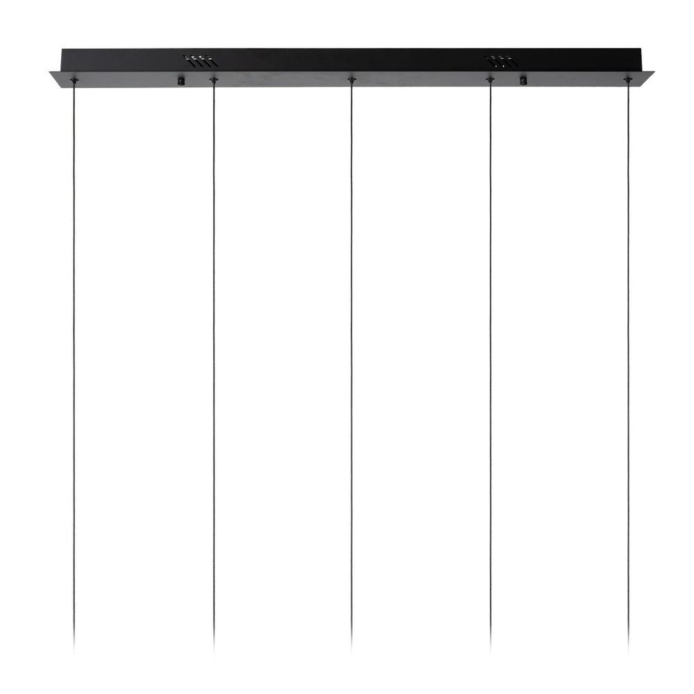 Design pendant lamp Sentubal 5-light black Lucide 5411212134578