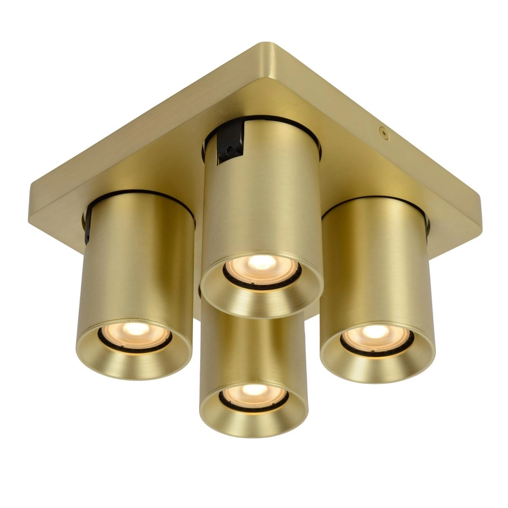 Ceiling spotlight Nigel 4-light gold Lucide 5411212093011